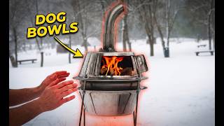 Building a Simple Wood Stove - Start to Finish