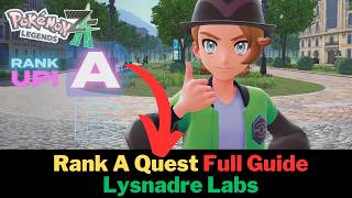 How to Finish RANK A MAZE FAST! Lysandre Labs Guide! (Main Mission 35) - Pokemon Legends Z-A