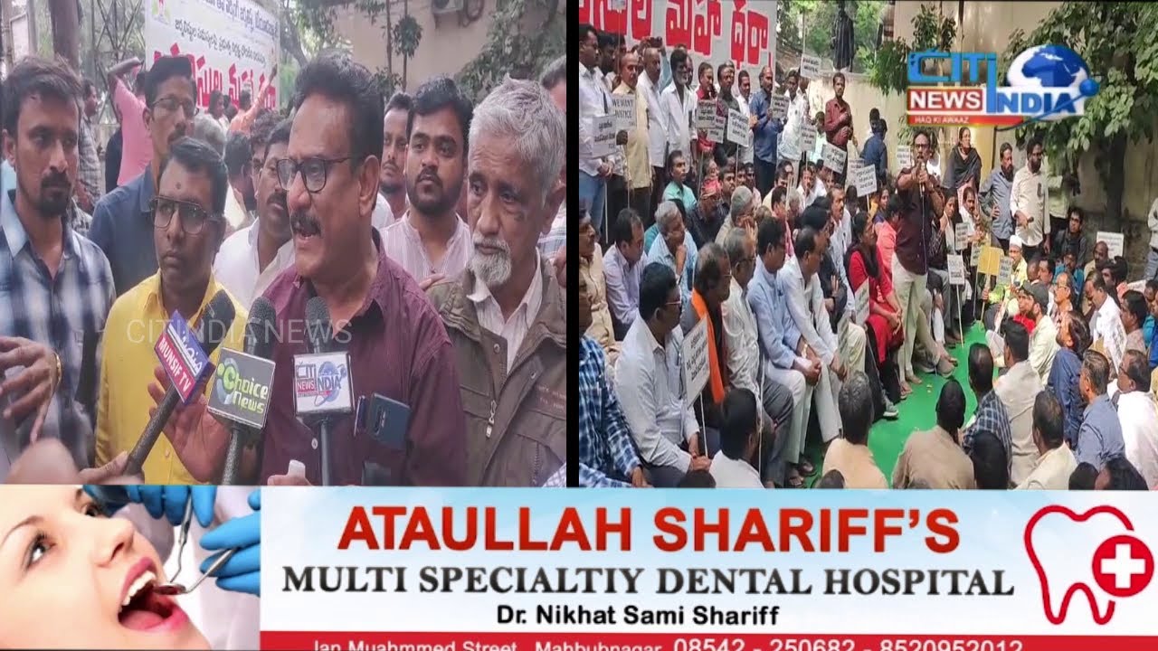 HYDERABAD ME JOURNALISTS K HUQOOQ K LIYE TUWJ KI NIGRANI ME EHTEJAJ