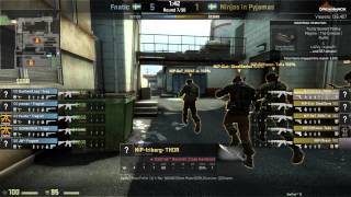 CS:GO fnatic V NiP BO3 Grand Final Map#3 DreamHack Winter 2013