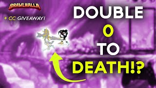 INSANE DOUBLE KO 0 TO DEATH + CC CODE - Brawlhalla twitch highlights #47