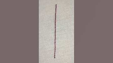 Viral Couching Stitch You MUST Try | Easy Embroidery Design #embroidery #design #shorts #shortvideo