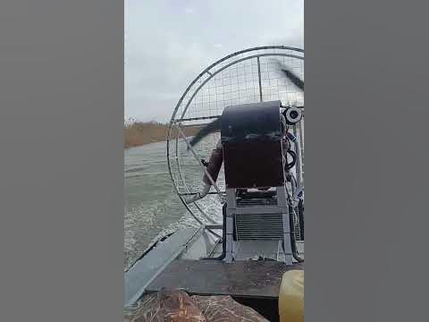 Поездка на аэролодке в штормовую погоду 🛥️😱 - YouTube