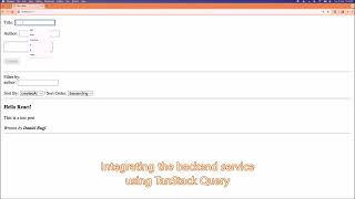 Modern Full-Stack React Projects | 4. Integrating a Frontend Using React and TanStack Query