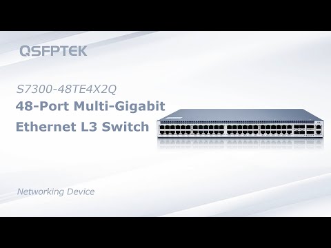 S7300-48TE4X2Q 48-Port Ethernet L3 Switch (Support 2.5G)