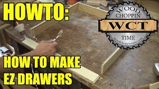 How To Make Easy (ez) Drawers