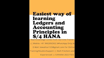 01 - Parallel Accounting# Parallel Ledgers# Leading and non-leading ledgers# Accounting Principles