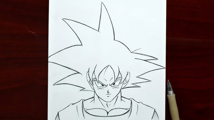 Ruan ssj artes - desenho finalizado: goku instinto superior