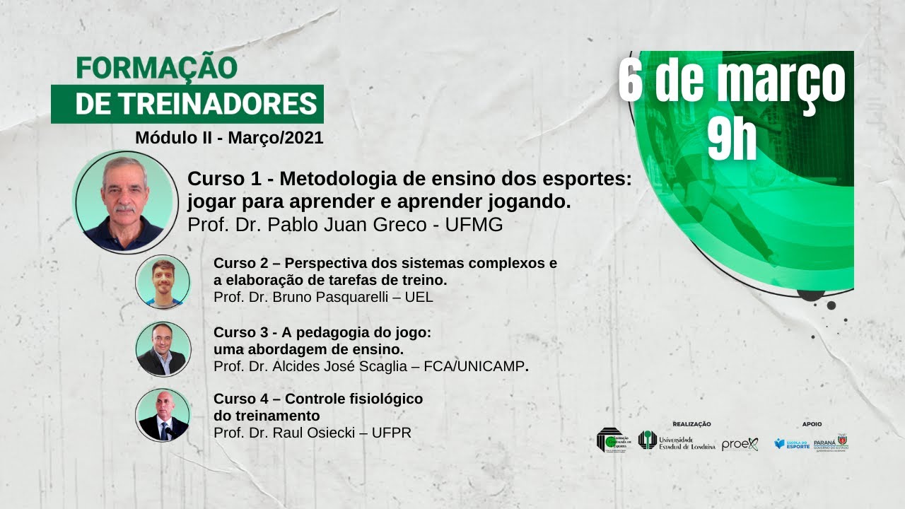 CURSO DE FORMAÇÃO DE TREINADORES