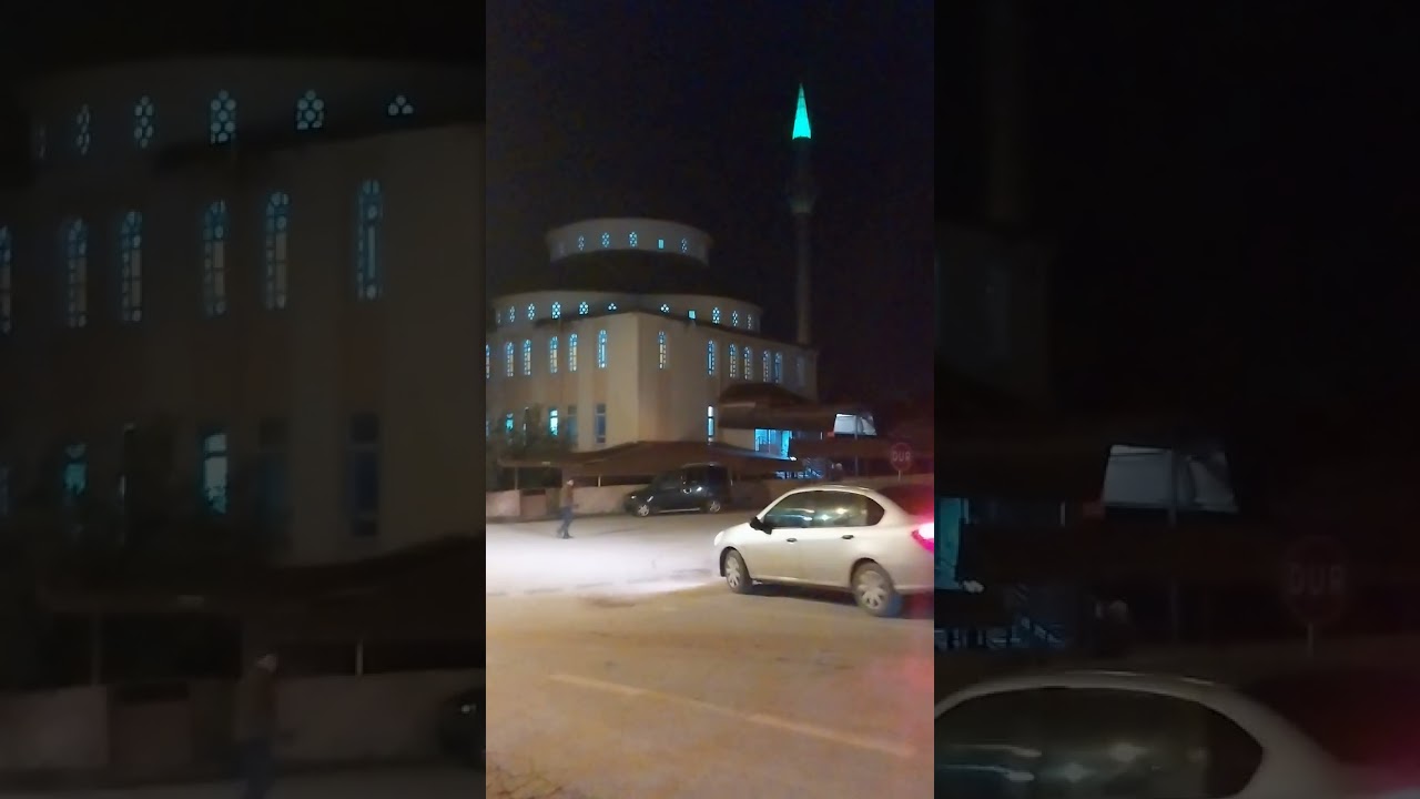 Pamukova mevlana cami yatsı ezanı 