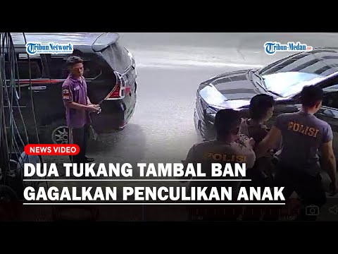 AKSI HEROIK Tukang Tambal Ban Gagalkan Penculikan Anak dan Perampokan di Kisaran