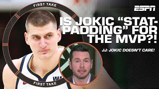 This is a LUDICROUS statement! 🗣️ - JJ Redick sounds off on Perk's Nikola Jokic take | First Take