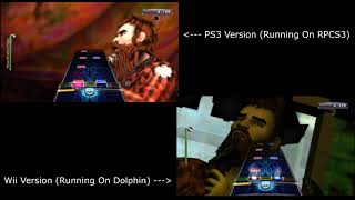 Rock Band 3 PS3 (RPCS3) and Wii (dolphin) Comparison [AUDIO REMOVED]