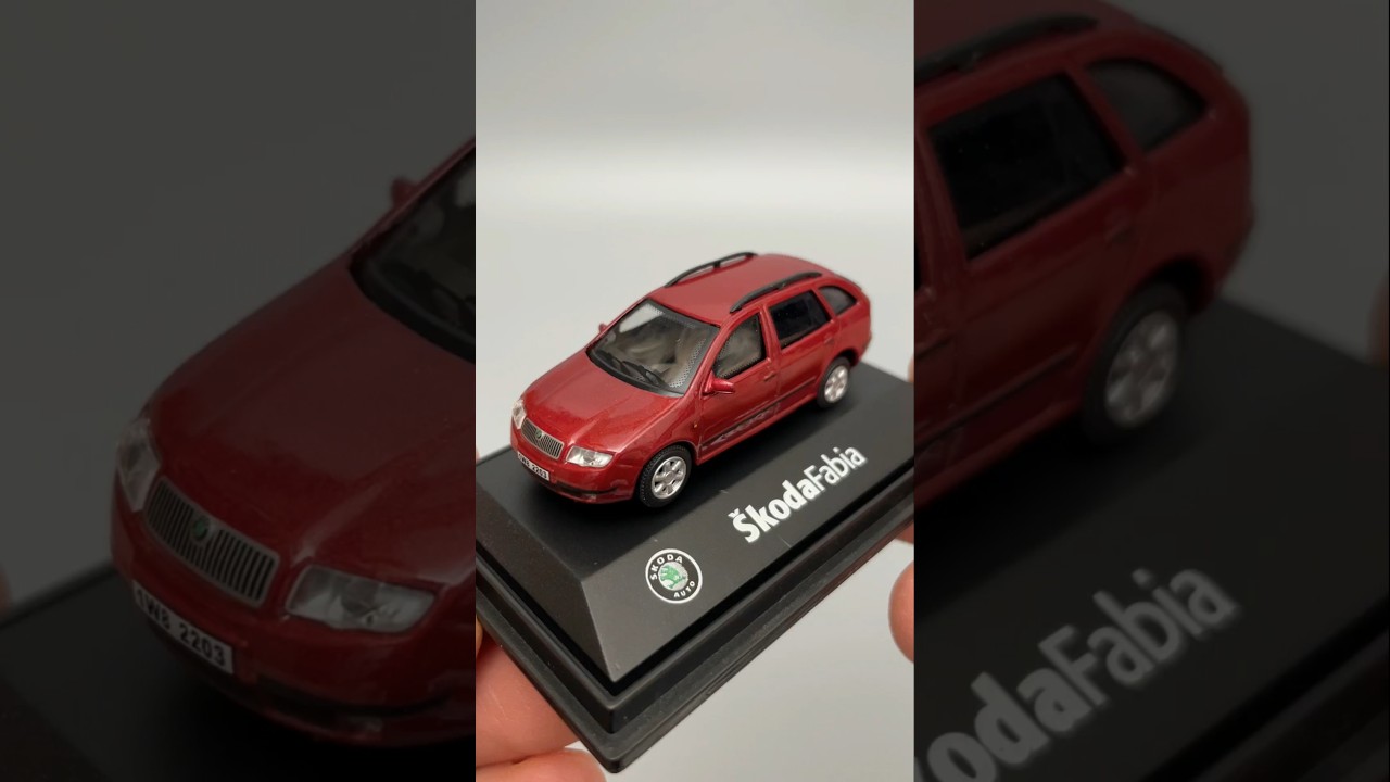 1:72 Skoda Fabia I estate model car by Abrex - YouTube
