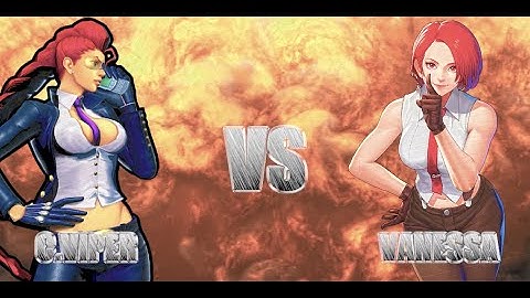 MUGEN - C.Viper (Street Fighter) VS Vanessa (King of Fighters)