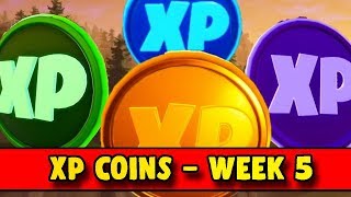 ALL XP COIN LOCATIONS | WEEK 5 | FORTNITE
