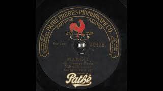 Margie - University Five
This song is in the Public Domain. Under the Music Modernization Act of 2018 (Section 1401), all sound recordings published prior to January 1, 1926 have entered the public domain.
Title: Margie
Publication date: 1920
Language: English
Performer: University Five
Writer(s): Conrad, Robinson
Summary: Fox Trot
Matrix number: 20476 A
Catalog number: 20476 Margie - University Five