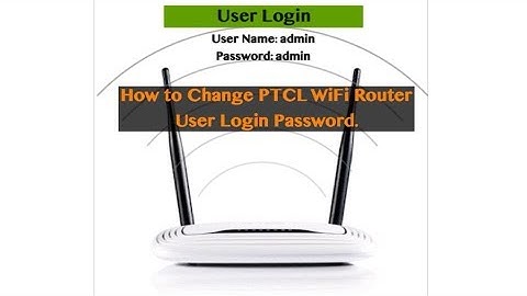 How to change Ptcl Wifi Password and Name In Urdu /Hindi by ws point