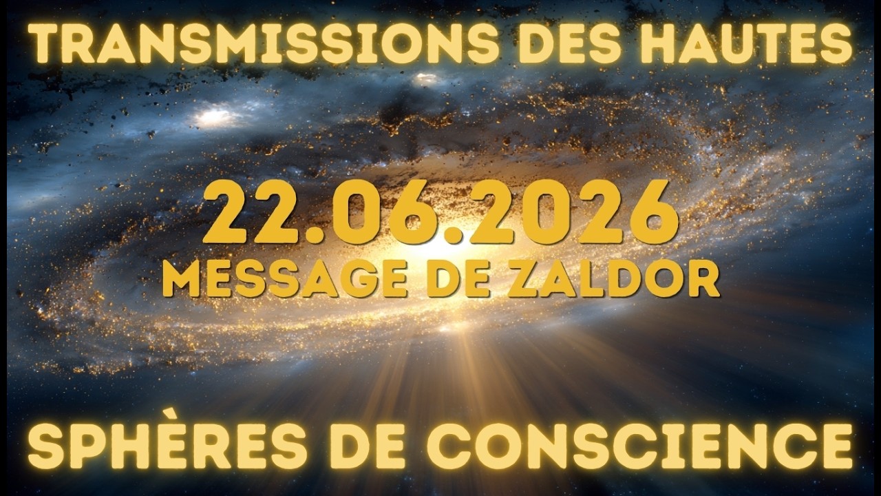 ✨ 22.06.2026 - Transmission des hautes sphères de conscience I Message de ZALDOR #lightlanguage