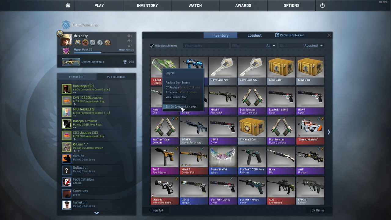 CS GO Glove case opening. Sport Gloves Hedge Maze Minimal