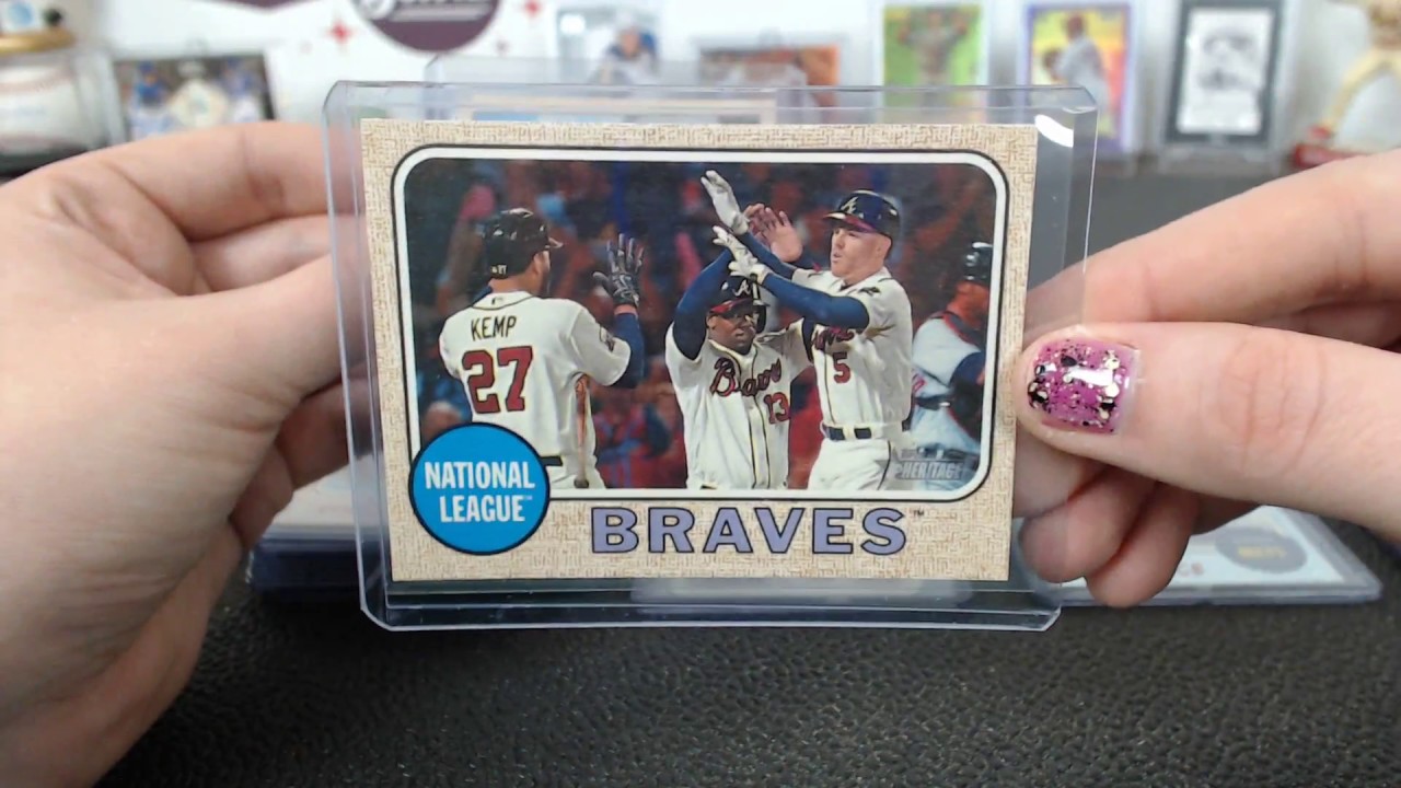2017 Topps Heritage Baseball Case Break 4 Hit Recap YouTube