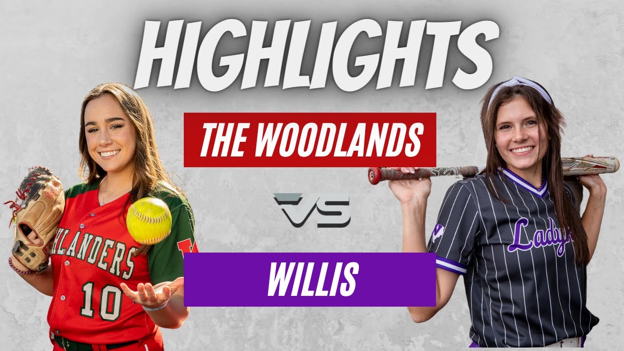 The Woodlands vs Willis Softball HIGHLIGHTS YouTube