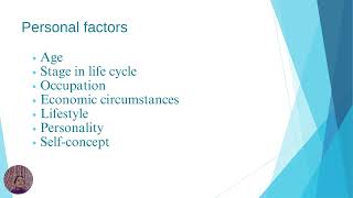 Consumer Behavior  Personal Factors