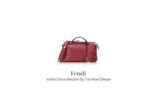 Mau Jual Tas Branded Second? Fendi Vitello Dolce Medium By The Way Ciliegia