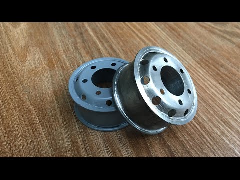 Video cách làm mâm lazang xe tải mô hình từ sắt mạ kẽm. home... - youtube