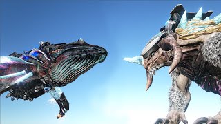 ASTROCETUS VS ARK CREATURES (3 Tek Turrets) | ARK: Genesis