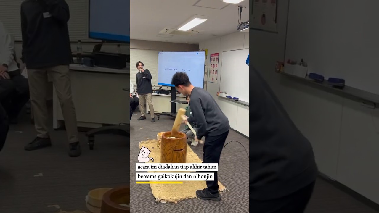 Mochitsuki di Bounenkai Marimo Global Technology #lifeinjapan #workinjapan #mochi