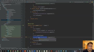 22 - Stack implementation using Locks - Follow Up 2 - SOLUTION - Code Demo 2