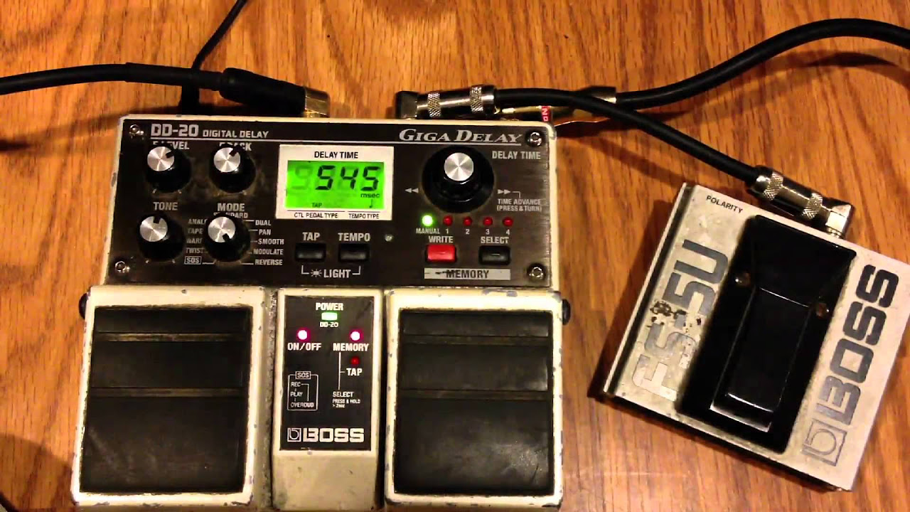 Boss DD-20 Giga Delay - YouTube