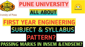 Pune University First Year Engineering Subjects, Pattern and Full Details |