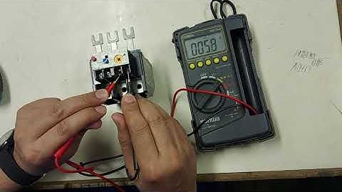 How to test a Thermal Overload Realy?