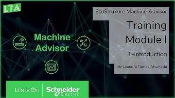 EcoStruxure Machine Advisor Training - M1.1 Introduction