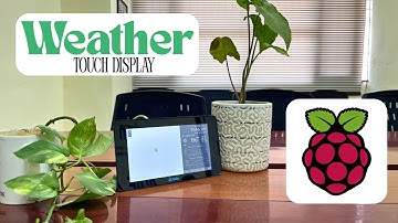 DIY Raspberry Pi Touch Weather Display for Your Room | Smart Home Project