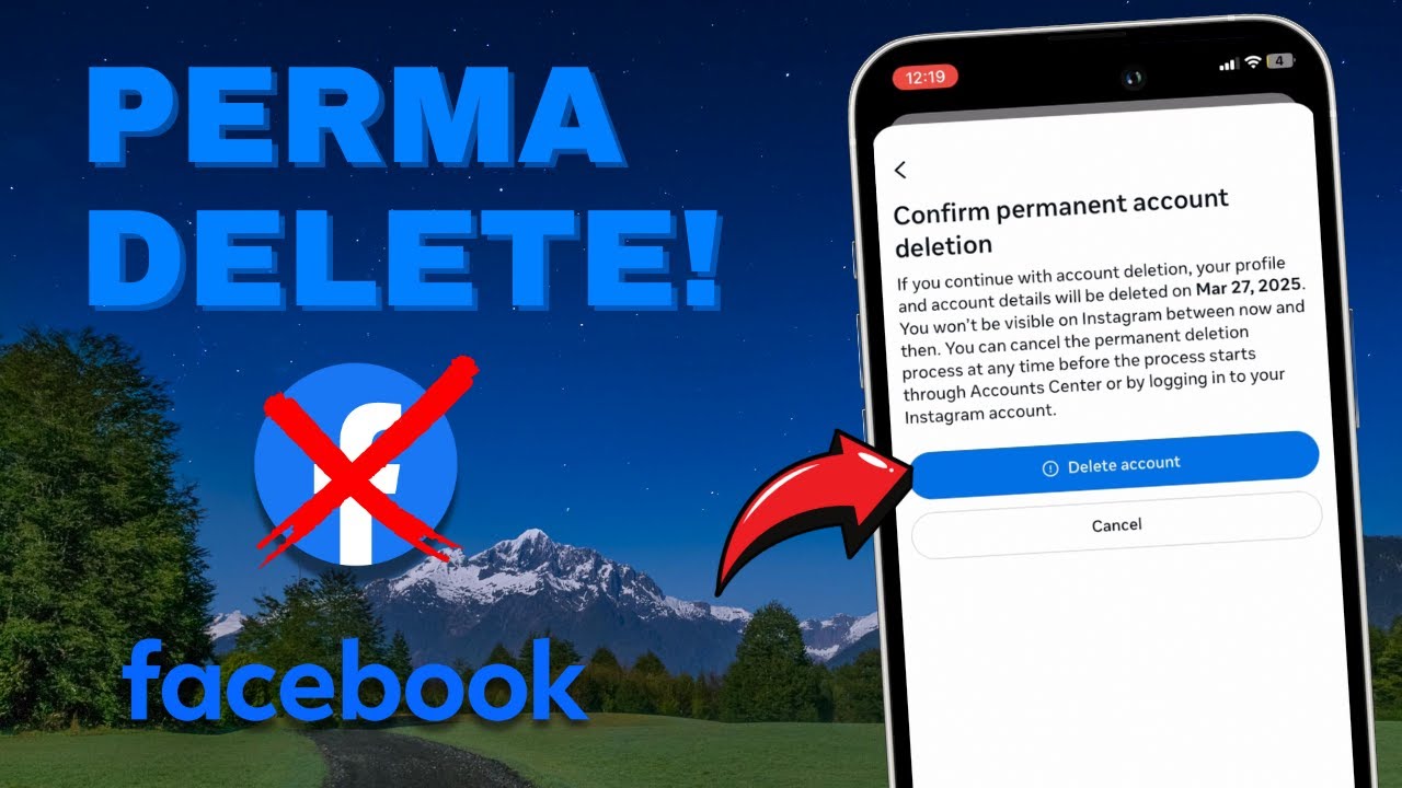 How to Permanently Delete Your Facebook Account (2025) - YouTube