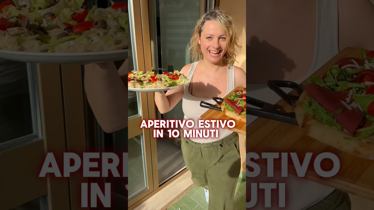 Aperitivo estivo pronto in 10 minuti