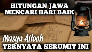 Penjelasan detail cara memilih hari baik untuk mendirikan rumah menurut kalender Jawa Aboge.