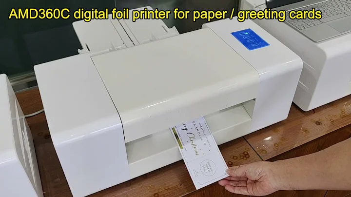 Amydor AMD360C digital foil printer for paper, PVC, wedding cards, invitation cards, greeting cards