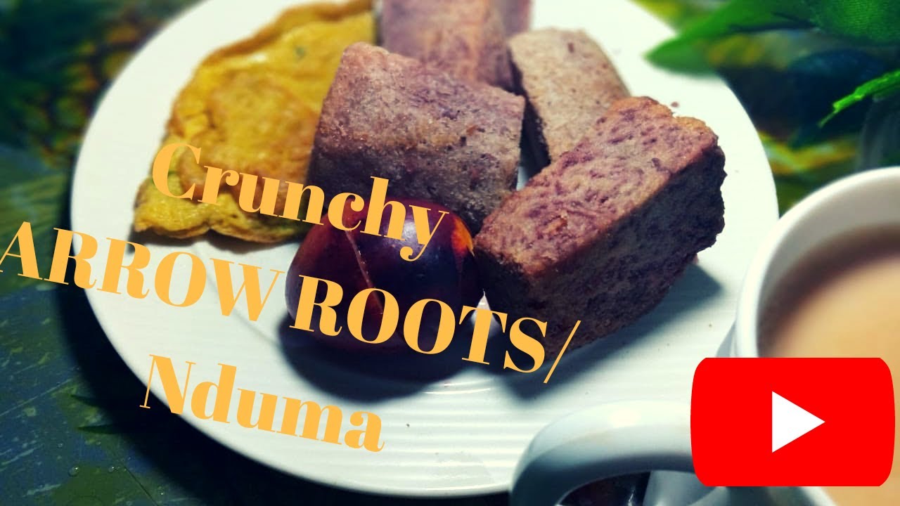 How to Make Deep Fried Arrow Roots/ Ndumas