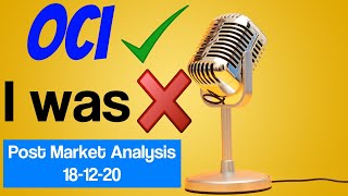 Post Market Analysis - 18 Dec 2020