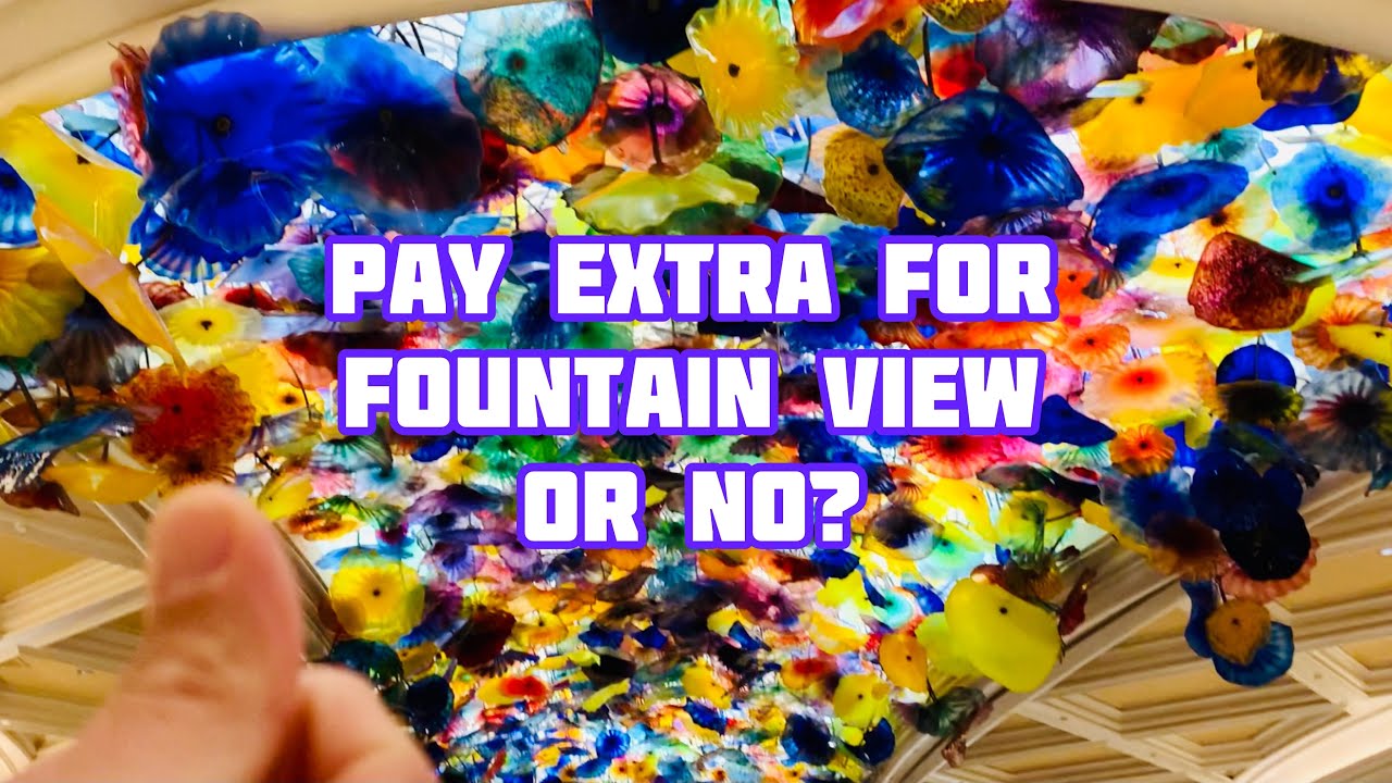 Las Vegas Bellagio Worst Room vs Resort King Fountain View Show Walkthrough Tour | Premier Vlog