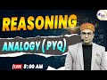 Reasoning  analogy pyq  all competitive exams  by sukh shreshth exam