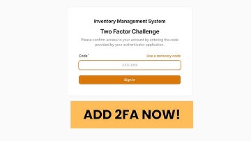 Part:10 | How to Add 2FA to Filament Admin Panel | Secure Your Laravel App