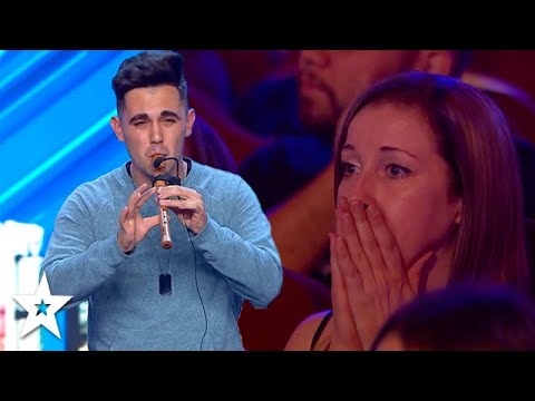 Crowd Gets Emotional Over Man Playing TITANIC on Flute! | Spain's Got Talent | Got Talent Global