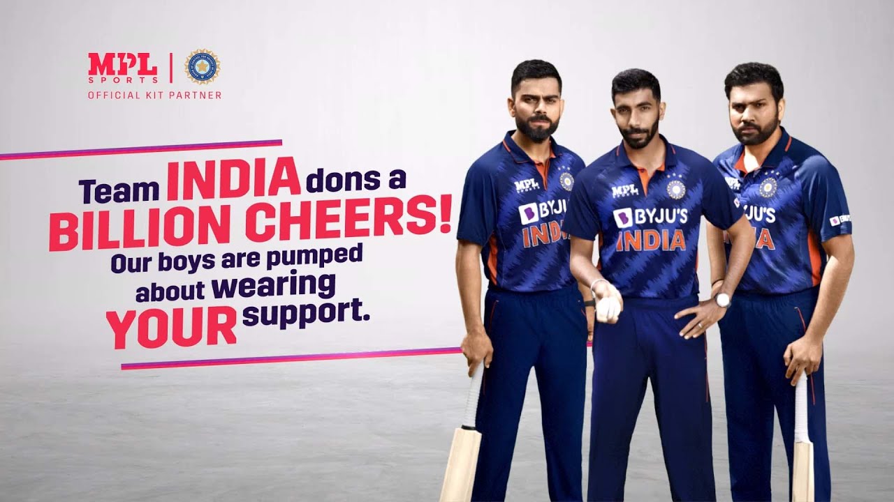 Team India talks about the Billion Cheers Jersey MPL Sports Realtime