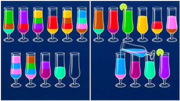 Water Sort Puzzle Walkthrough 12, ios Gameplay Simulator Think Brain Android Games