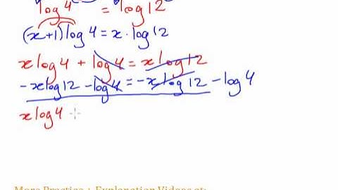 Exponential Equation - Solving with Logs Example #3